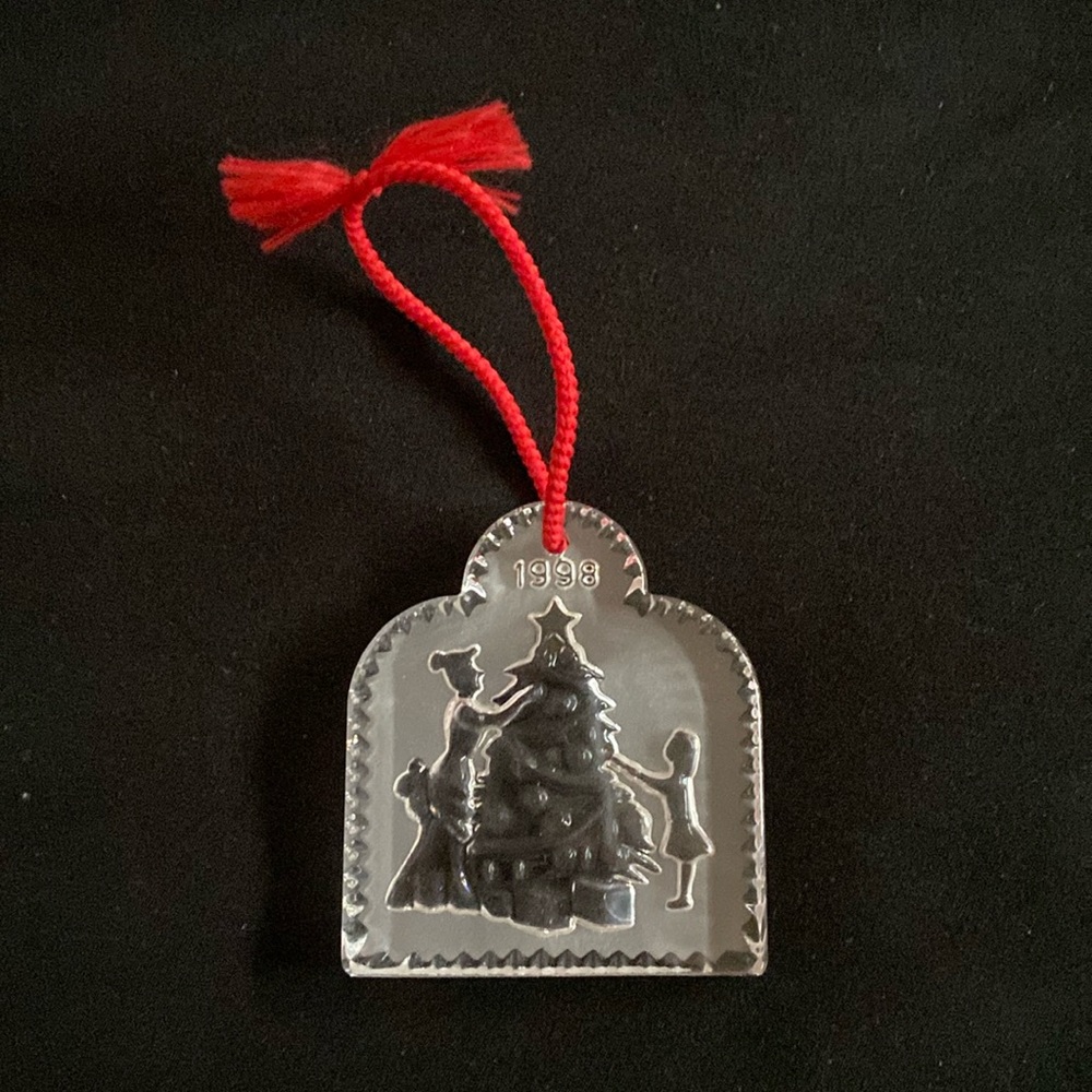 Waterford Crystal Ornament (Trimming The Tree 1998 First Edition)